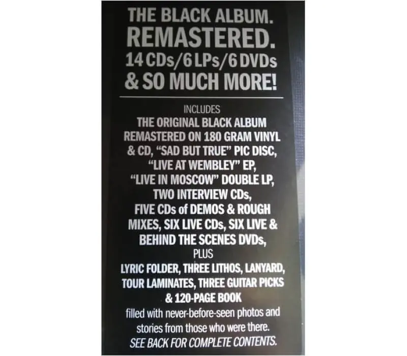 Виниловая пластинка Metallica – Metallica, Kinodrive.kz — фото 2