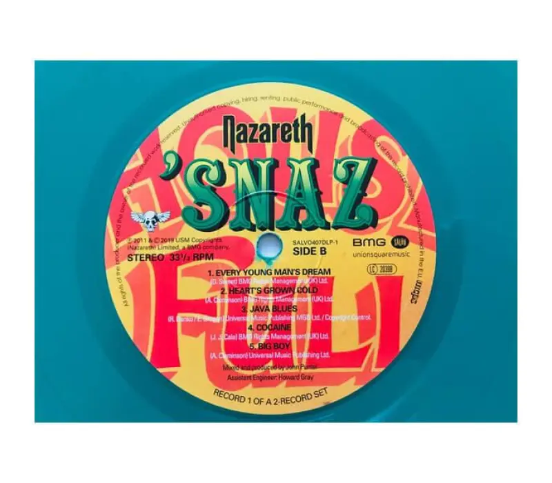 Виниловая пластинка Nazareth – Snaz, Kinodrive.kz — фото 10