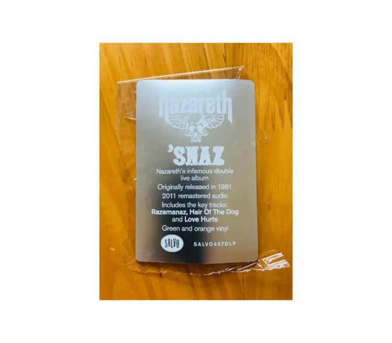 Виниловая пластинка Nazareth – Snaz, Kinodrive.kz — фото 17