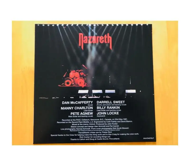 Виниловая пластинка Nazareth – Snaz, Kinodrive.kz — фото 6