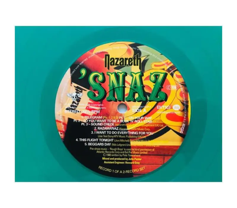 Виниловая пластинка Nazareth – Snaz, Kinodrive.kz — фото 9