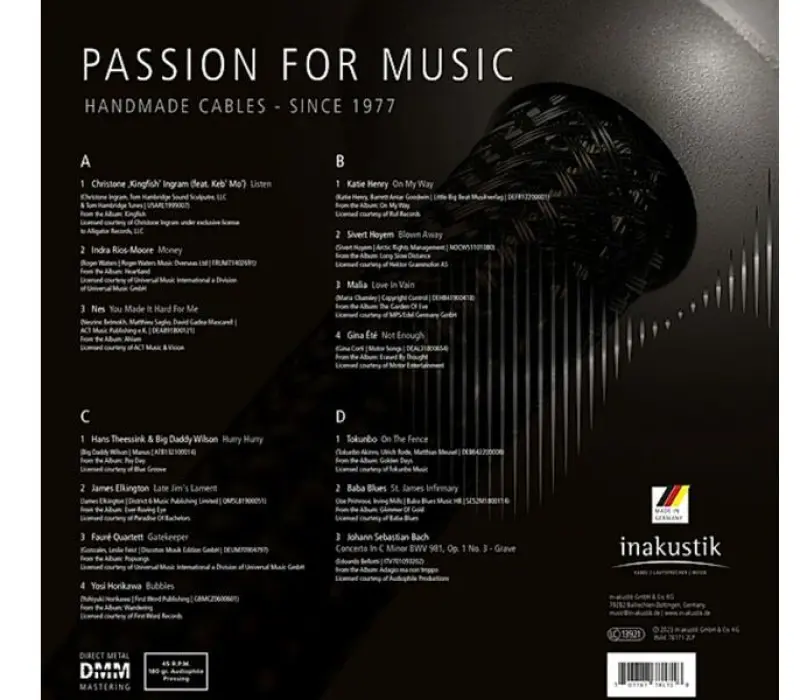 Виниловая пластинка Inakustik - Passion For Music, Kinodrive.kz — фото 2