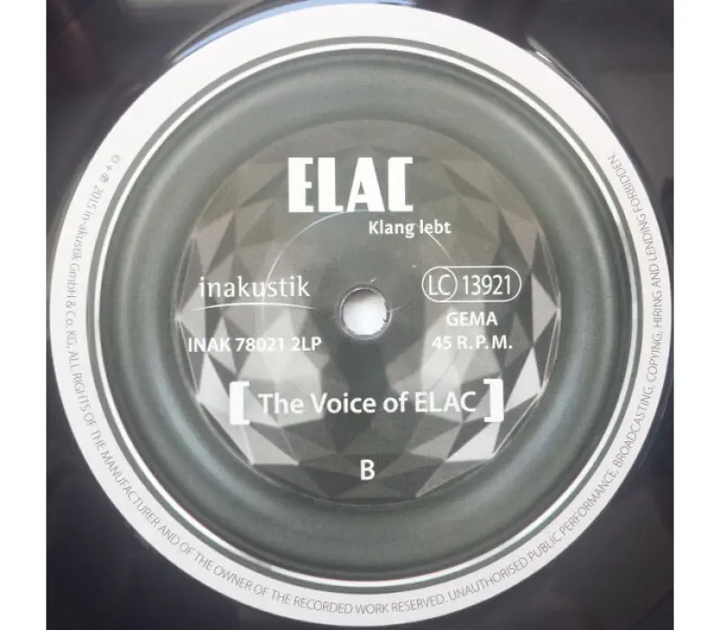 Виниловая пластинка Inakustik - The Voice Of Elac, Kinodrive.kz — фото 4