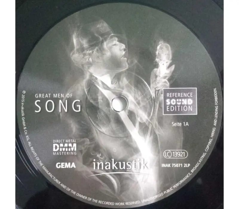 Виниловая пластинка Inakustik - Great Men Of Song, Kinodrive.kz — фото 5