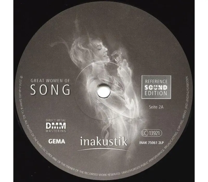 Виниловая пластинка Inakustik - Great Women Of Song, Kinodrive.kz — фото 2