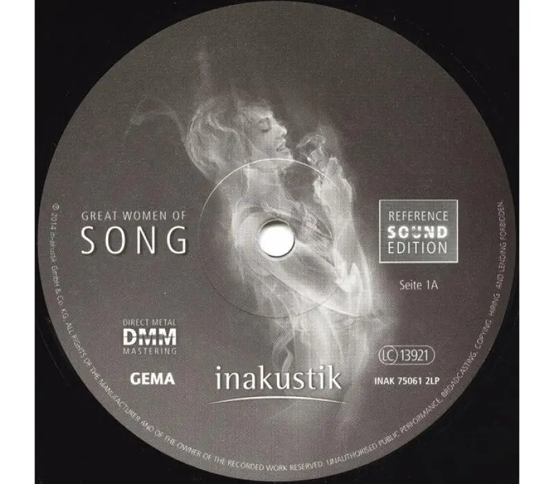 Виниловая пластинка Inakustik - Great Women Of Song, Kinodrive.kz — фото 5