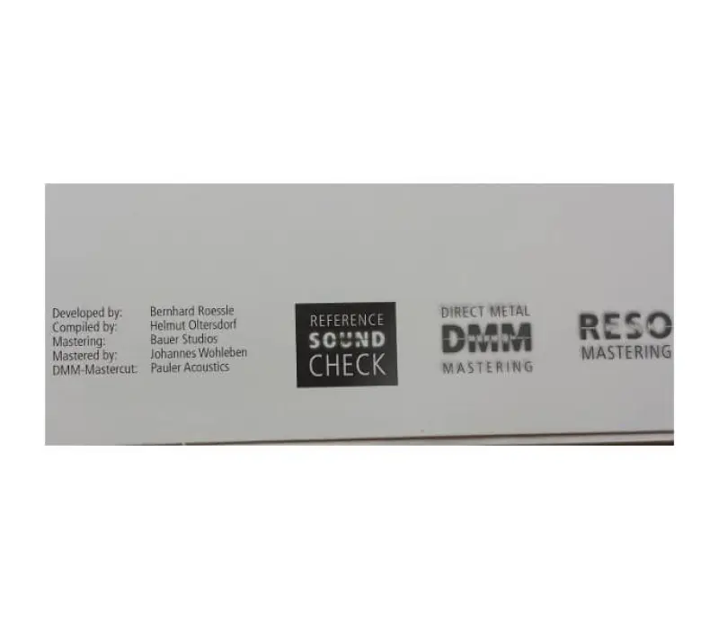 Виниловая пластинка Inakustik - Reference Soundcheck, Kinodrive.kz — фото 4