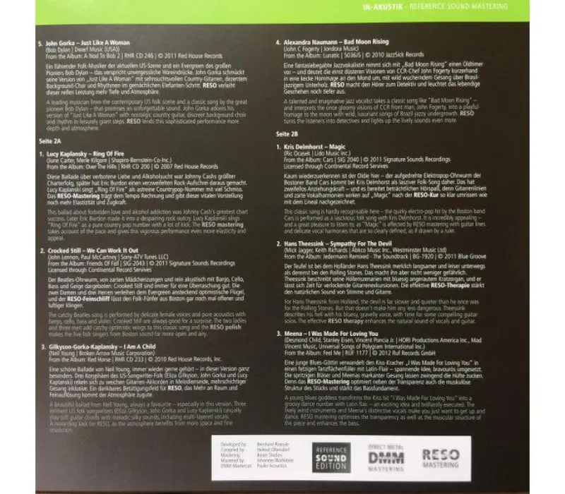 Виниловая пластинка Inakustik - Great Cover Versions, Kinodrive.kz — фото 7