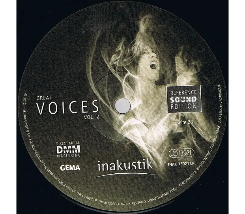 Виниловая пластинка Inakustik - Great Voices,Vol.2, Kinodrive.kz — фото 5