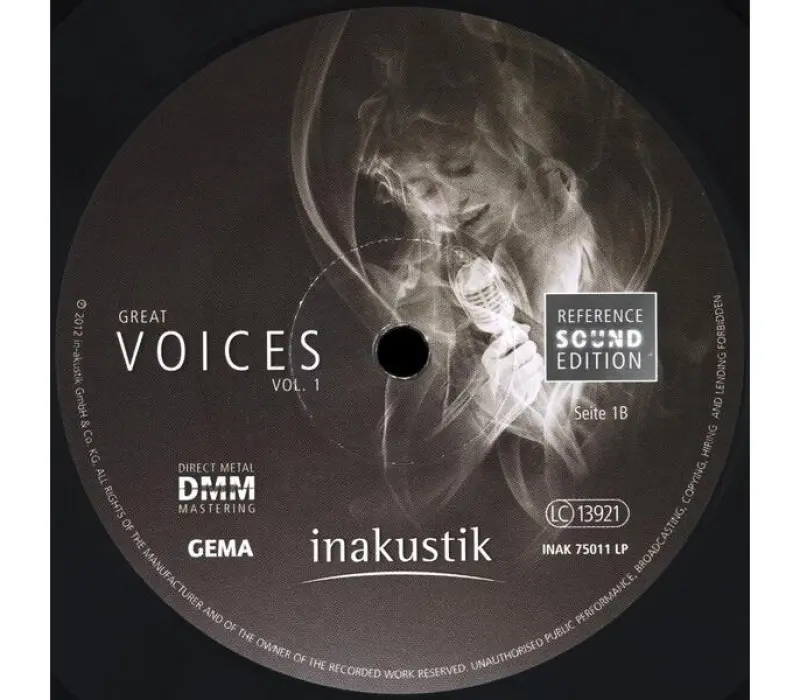Виниловая пластинка Inakustik - Great Voices,Vol.1, Kinodrive.kz — фото 6