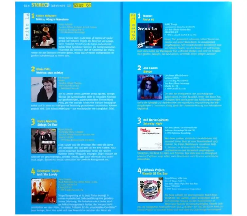 Виниловая пластинка Inakustik -  Various Artists - Die Stereo Hortest, Kinodrive.kz — фото 7