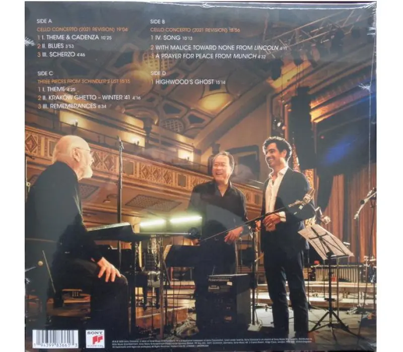 Виниловая пластинка John Williams, Yo-Yo Ma – A Gathering Of Friends, Kinodrive.kz — фото 2