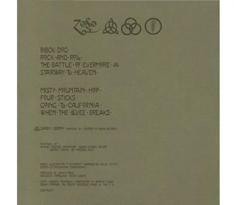 Виниловая пластинка Led Zeppelin – Untitled, Kinodrive.kz — фото 2