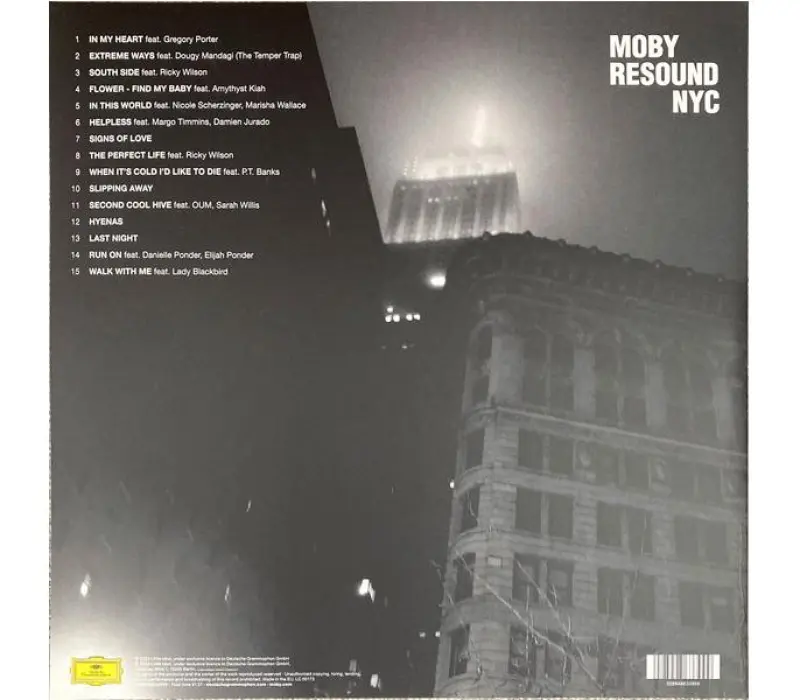 Виниловая пластинка Moby – Resound NYC, Kinodrive.kz — фото 2