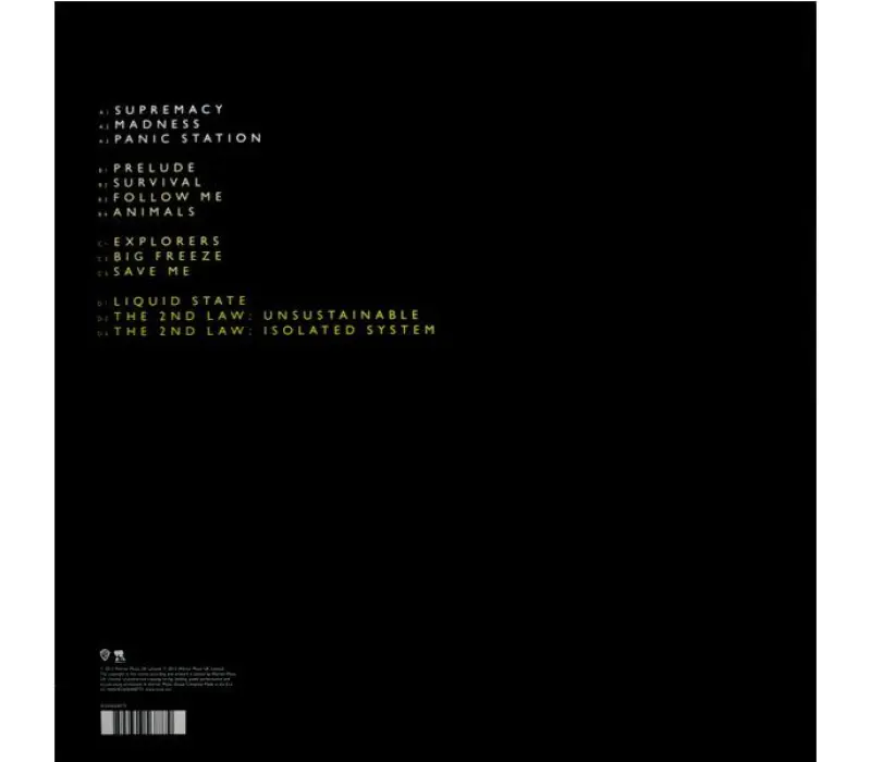 Виниловая пластинка Muse – The 2nd Law, Kinodrive.kz — фото 2