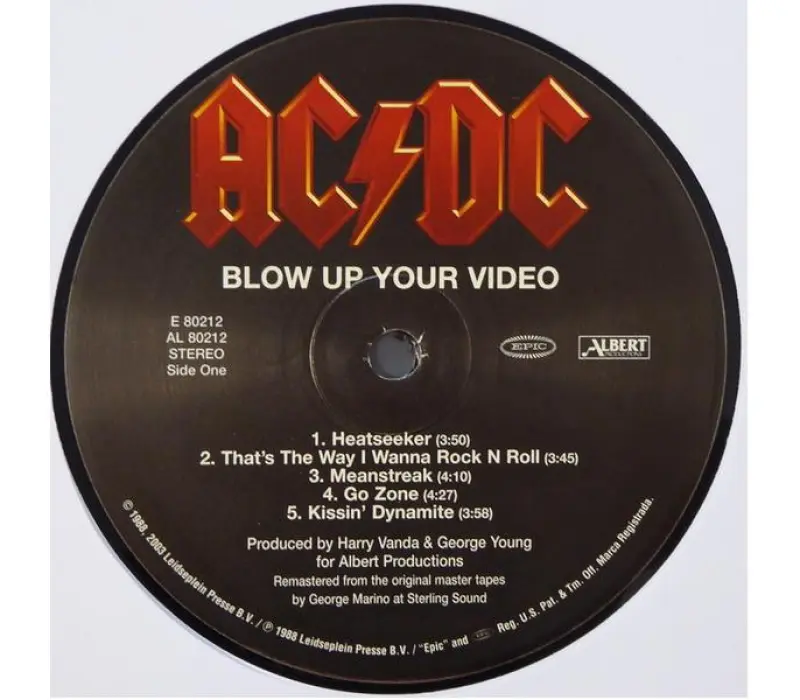 Виниловая пластинка AC/DC – Blow Up Your Video, Kinodrive.kz — фото 3