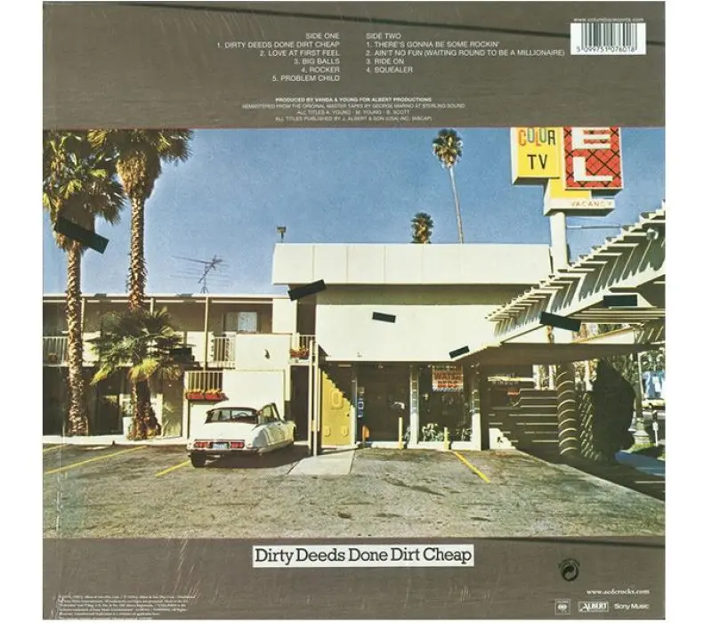 Виниловая пластинка AC/DC – Dirty Deeds Done Dirt Cheap, Kinodrive.kz — фото 2