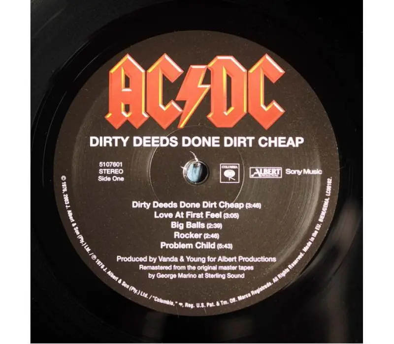 Виниловая пластинка AC/DC – Dirty Deeds Done Dirt Cheap, Kinodrive.kz — фото 3