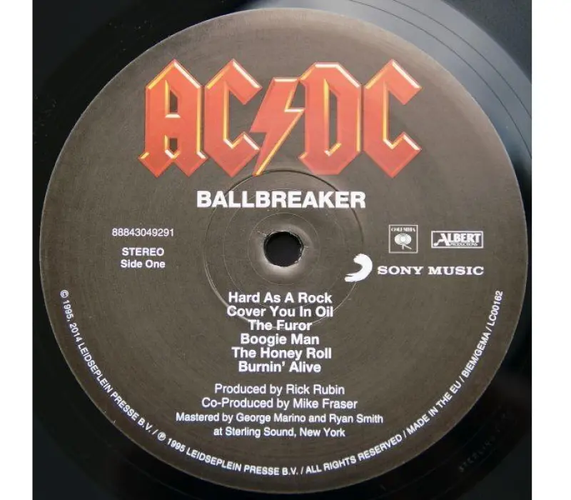 Виниловая пластинка AC/DC – Ballbreaker, Kinodrive.kz — фото 3