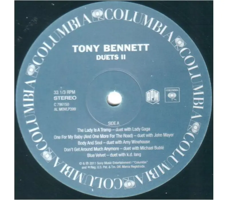 Виниловая пластинка Tony Bennett – Duets II, Kinodrive.kz — фото 3