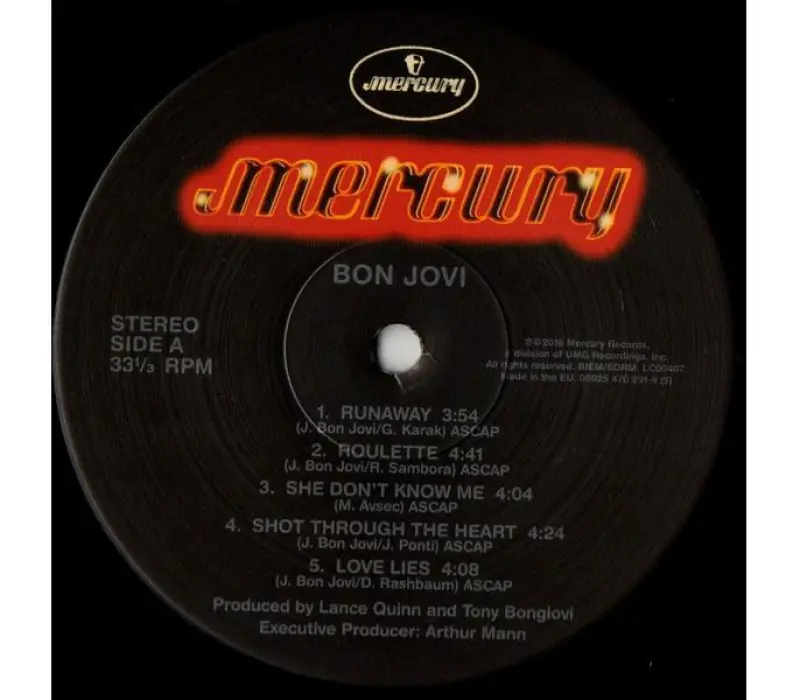 Виниловая пластинка Bon Jovi – Bon Jovi, Kinodrive.kz — фото 3