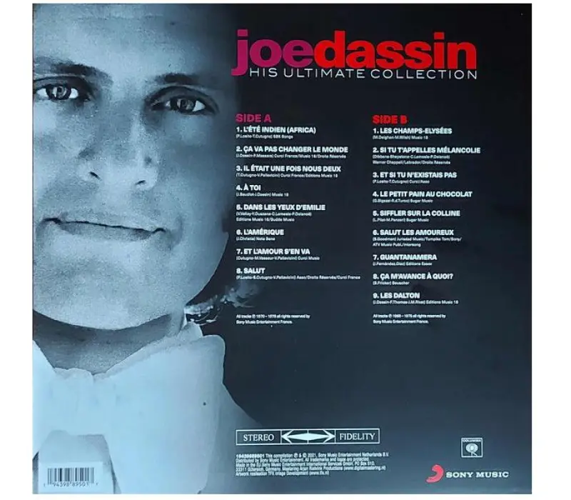 Виниловая пластинка Joe Dassin – His Ultimate Collection, Kinodrive.kz — фото 2