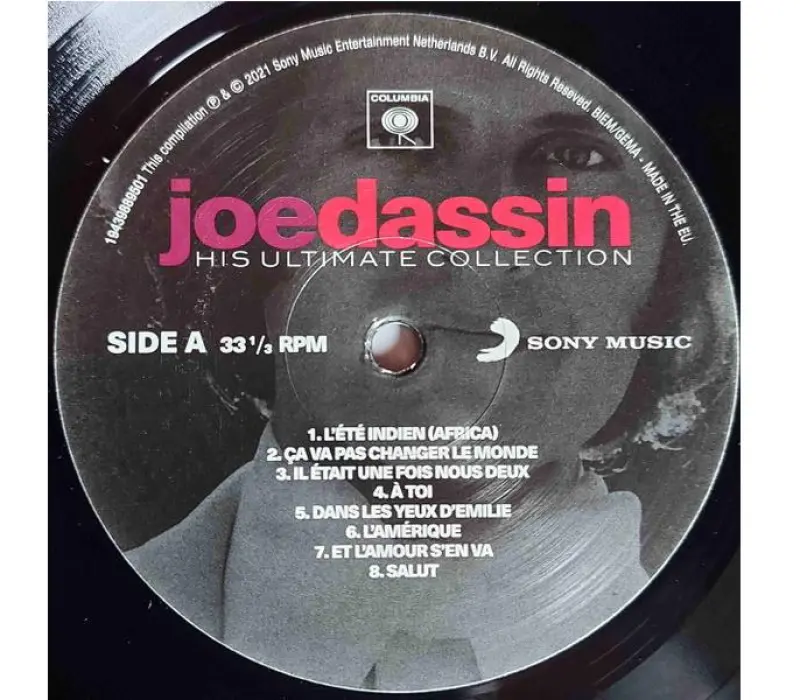 Виниловая пластинка Joe Dassin – His Ultimate Collection, Kinodrive.kz — фото 3