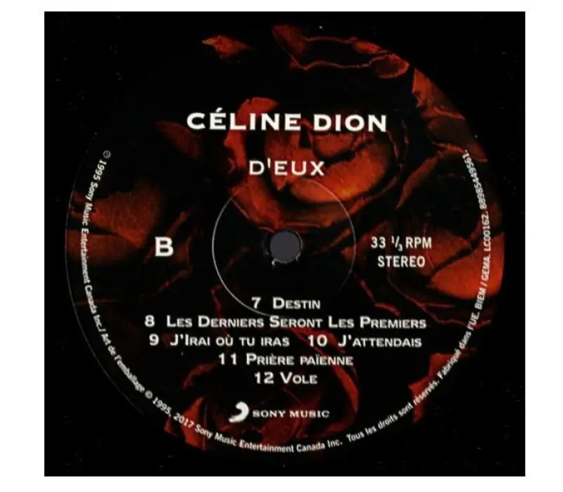 Виниловая пластинка Céline Dion – D'Eux, Kinodrive.kz — фото 4