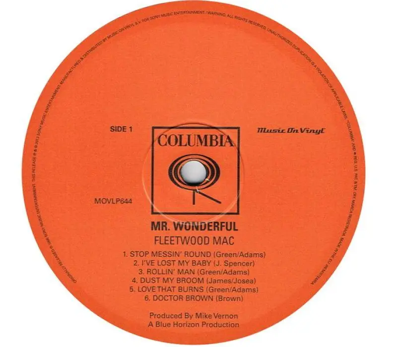 Виниловая пластинка Fleetwood Mac – Mr. Wonderful, Kinodrive.kz — фото 3