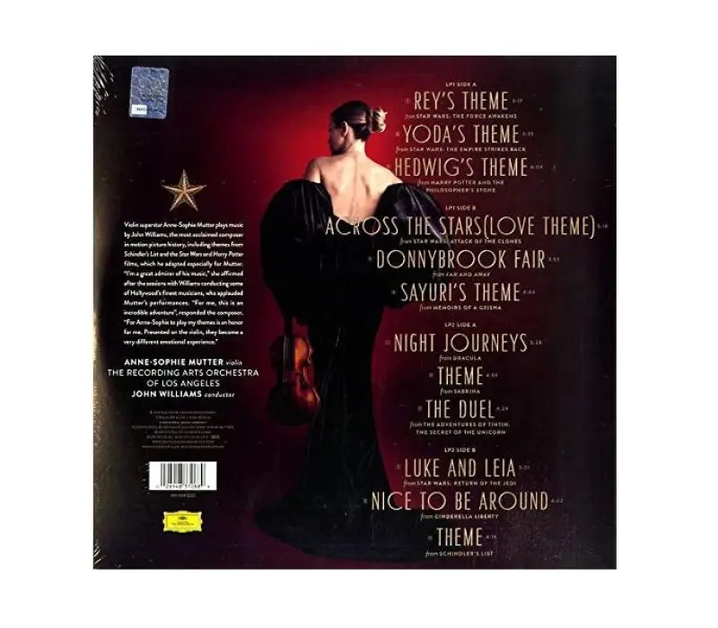 Виниловая пластинка Anne-Sophie Mutter, John Williams (4) – Across The Stars, Kinodrive.kz — фото 2