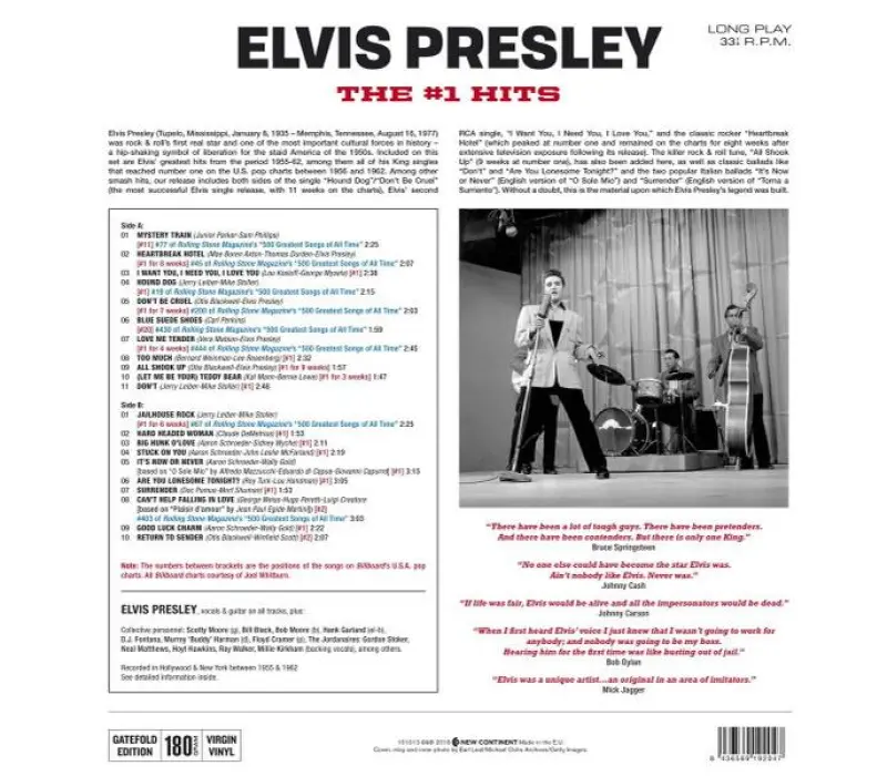 Виниловая пластинка Elvis Presley – The #1 Hits, Kinodrive.kz — фото 2