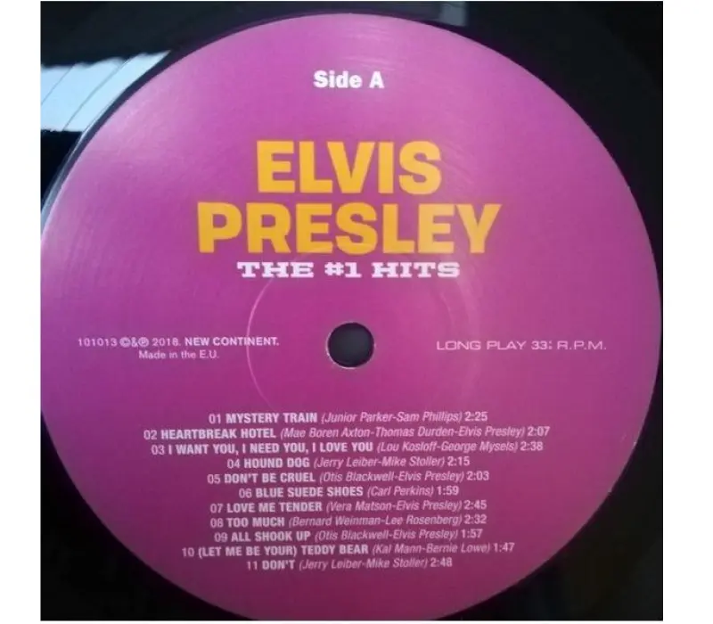 Виниловая пластинка Elvis Presley – The #1 Hits, Kinodrive.kz — фото 3