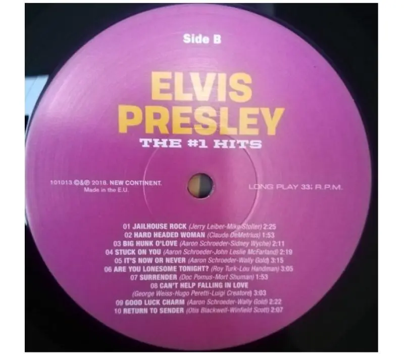 Виниловая пластинка Elvis Presley – The #1 Hits, Kinodrive.kz — фото 4