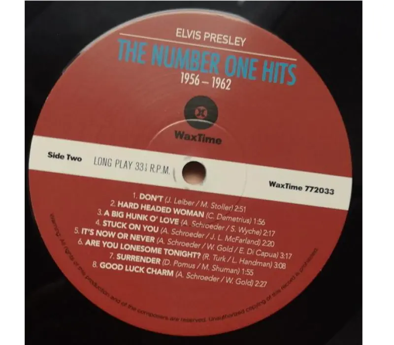 Виниловая пластинка Elvis Presley – The Number One Hits 1956-1962, Kinodrive.kz — фото 4
