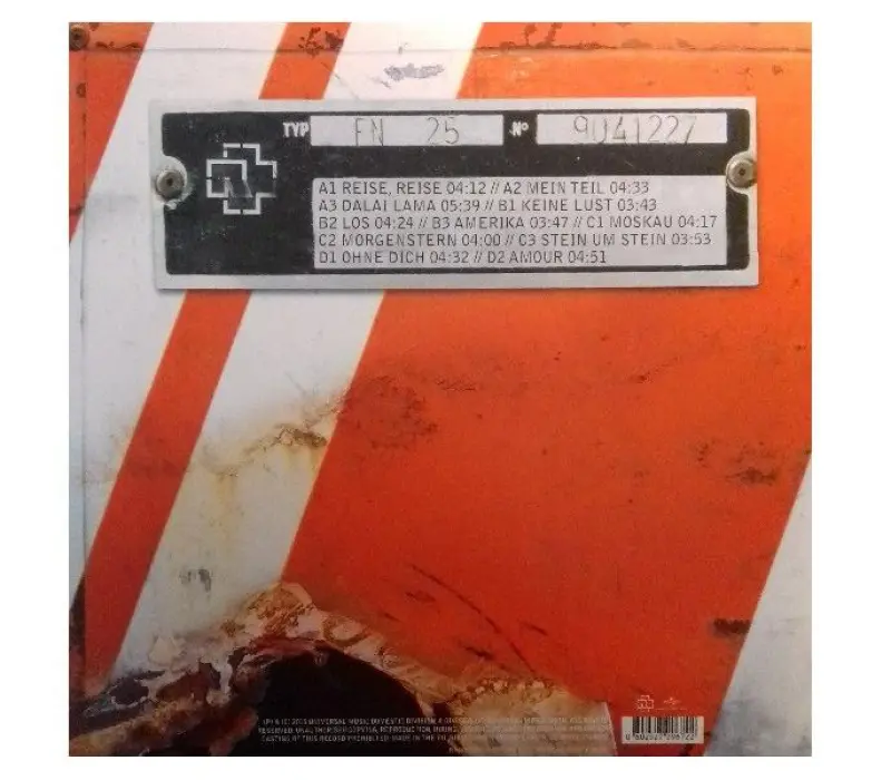 Виниловая пластинка Rammstein – Reise, Reise, Kinodrive.kz — фото 2