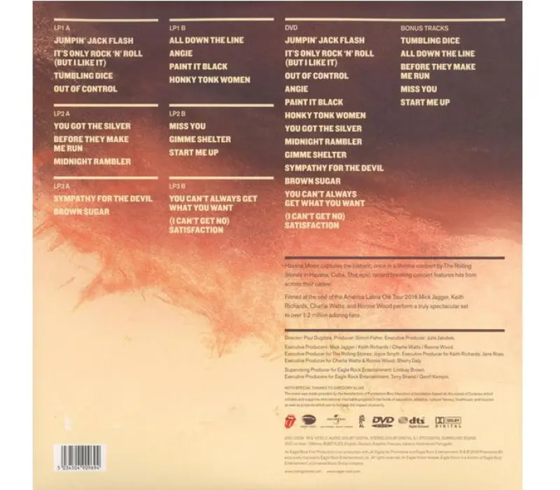 Виниловая пластинка The Rolling Stones – Havana Moon, Kinodrive.kz — фото 2