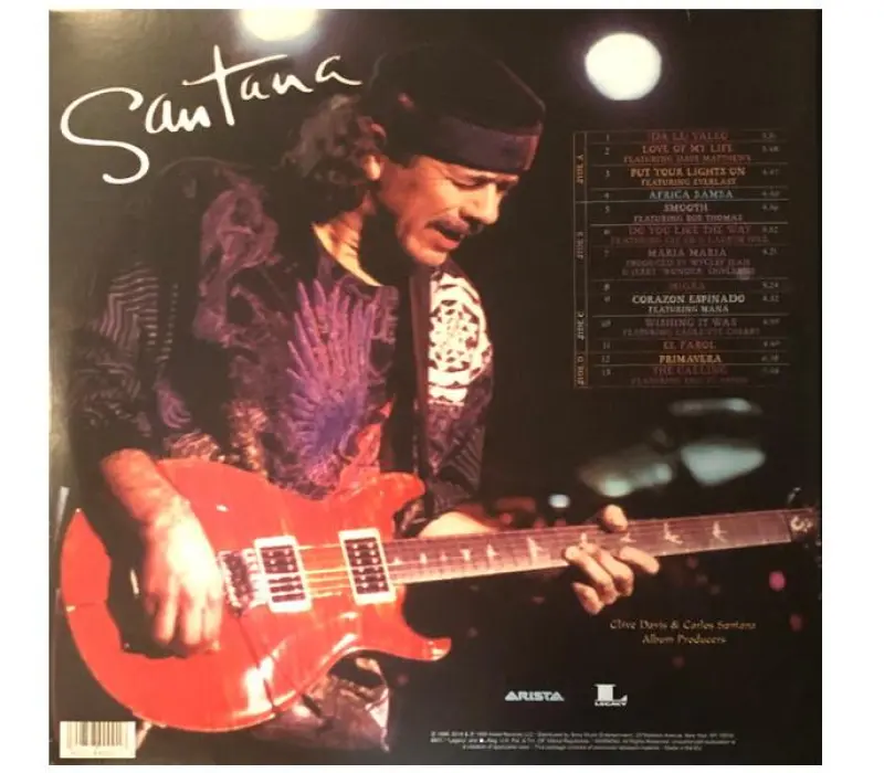 Виниловая пластинка Santana – Supernatural, Kinodrive.kz — фото 2