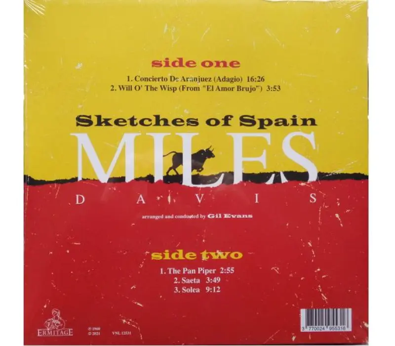 Виниловая пластинка Miles Davis – Sketches Of Spain, Kinodrive.kz — фото 2