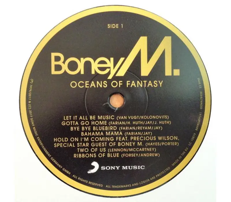 Виниловая пластинка Boney M. – Oceans Of Fantasy, Kinodrive.kz — фото 3