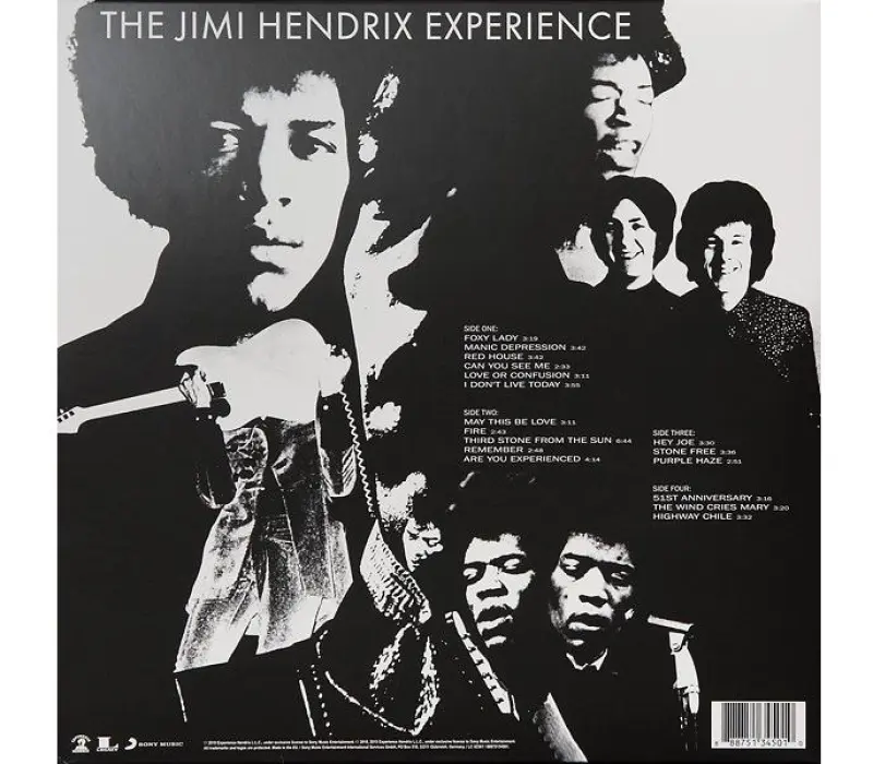 Виниловая пластинка The Jimi Hendrix Experience – Are You Experienced, Kinodrive.kz — фото 2