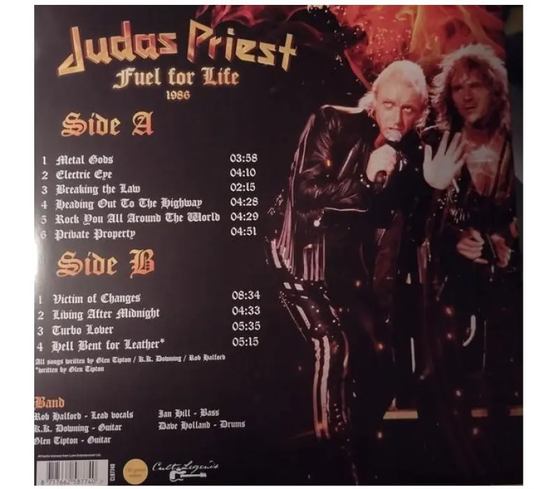 Виниловая пластинка Judas Priest – Fuel for Life 1986, Kinodrive.kz — фото 2