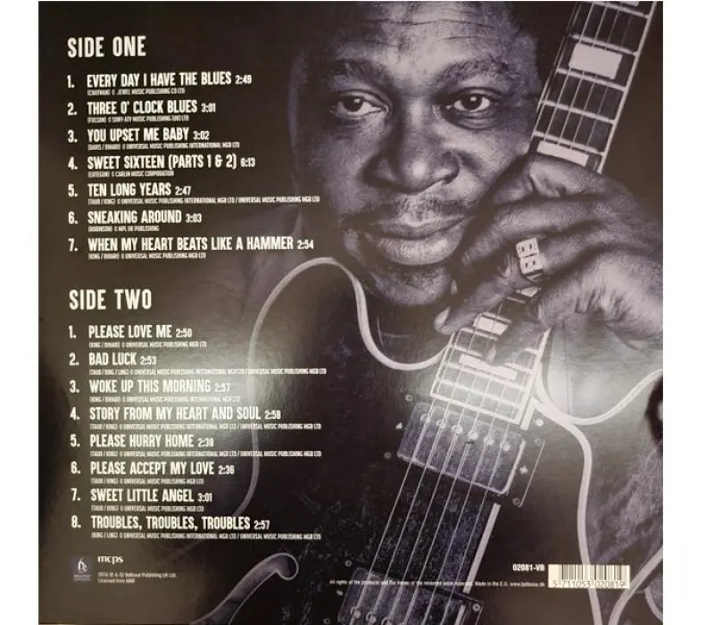 Виниловая пластинка B.B. King – King Of The Blues, Kinodrive.kz — фото 2