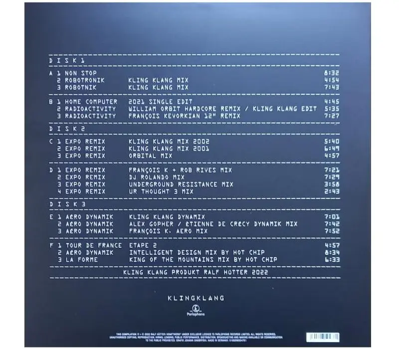 Виниловая пластинка Kraftwerk – Remixes, Kinodrive.kz — фото 2