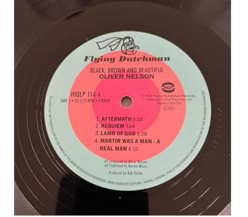 Виниловая пластинка Oliver Nelson – Black, Brown And Beautiful, Kinodrive.kz — фото 2