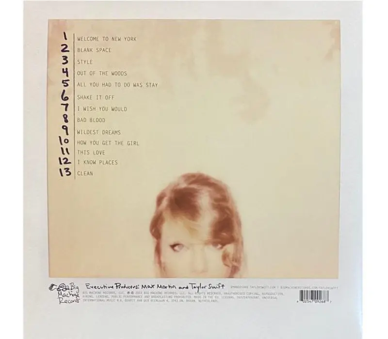 Виниловая пластинка Taylor Swift – 1989, Kinodrive.kz — фото 2