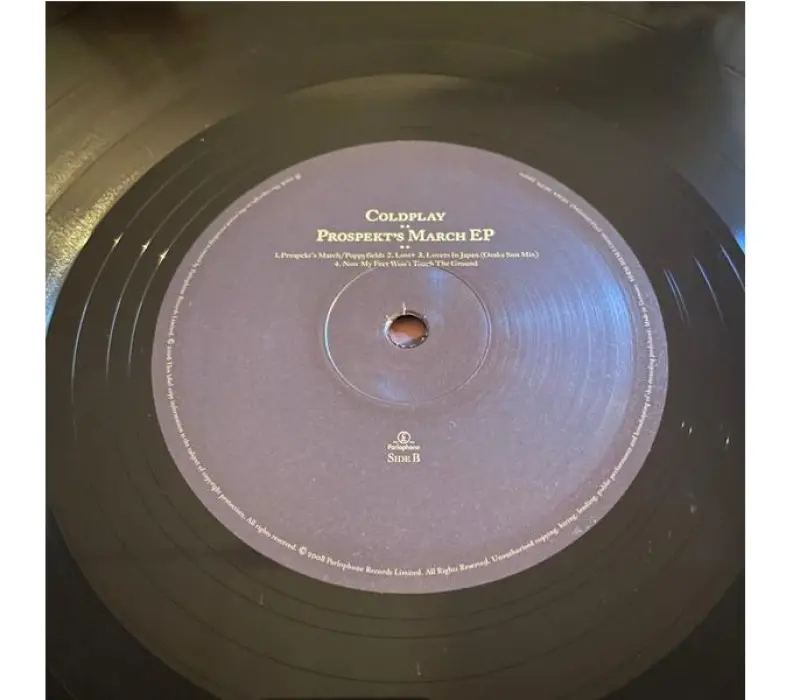 Виниловая пластинка Coldplay – Prospekt's March EP, Kinodrive.kz — фото 3