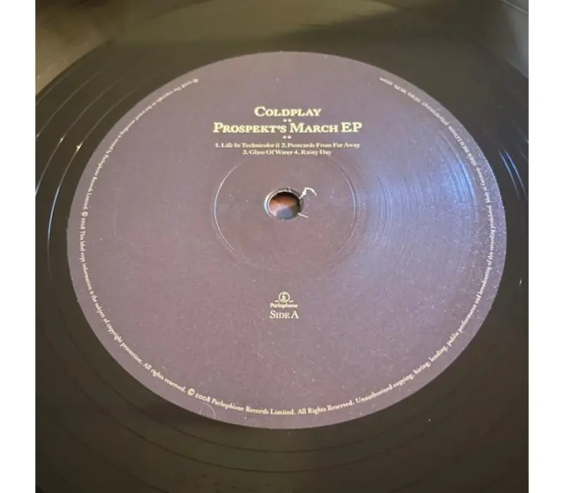 Виниловая пластинка Coldplay – Prospekt's March EP, Kinodrive.kz — фото 4
