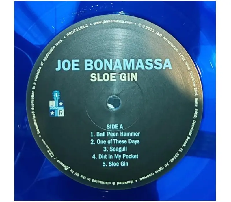 Виниловая пластинка Joe Bonamassa – Sloe Gin, Kinodrive.kz — фото 3
