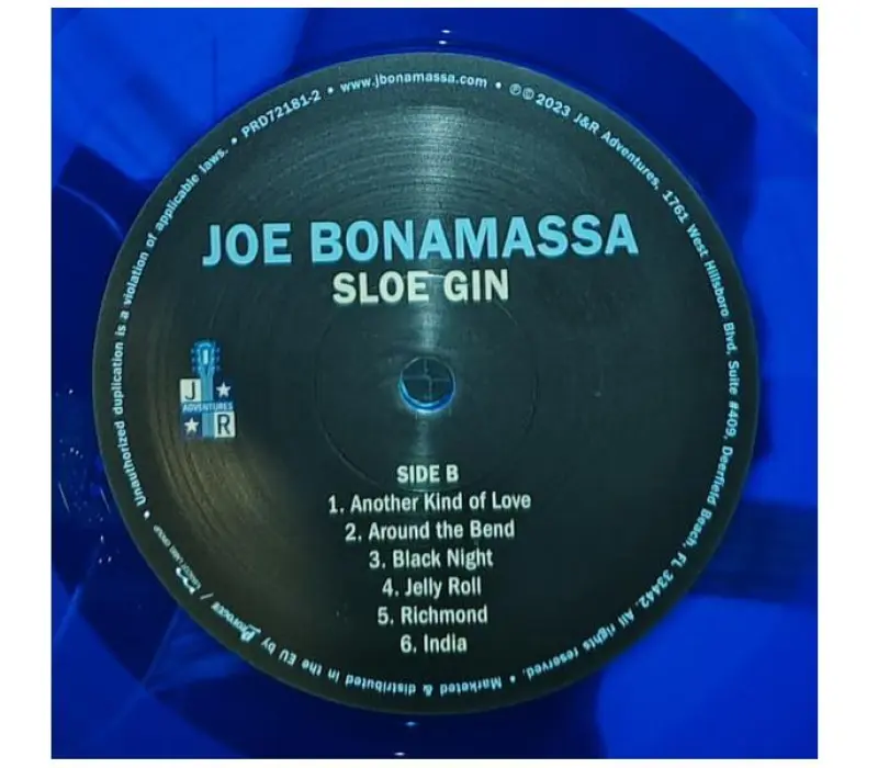 Виниловая пластинка Joe Bonamassa – Sloe Gin, Kinodrive.kz — фото 4