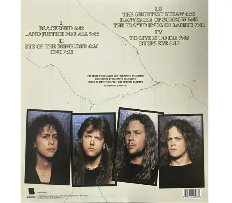Виниловая пластинка Metallica – ...And Justice For All, Kinodrive.kz — фото 2